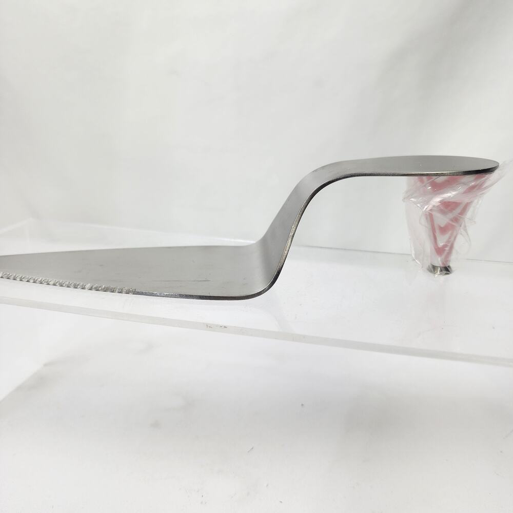 Pampered Chef Shoe Cake Server w/ Pink Zebra Magnetic Detachable Heel